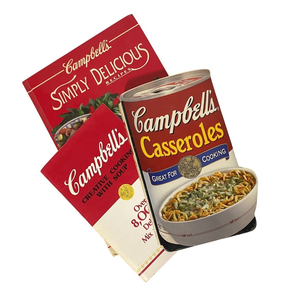 Campbell's Recipes Cookbook Lot of 3 Casseroles‎ Mix Match International Kitchen